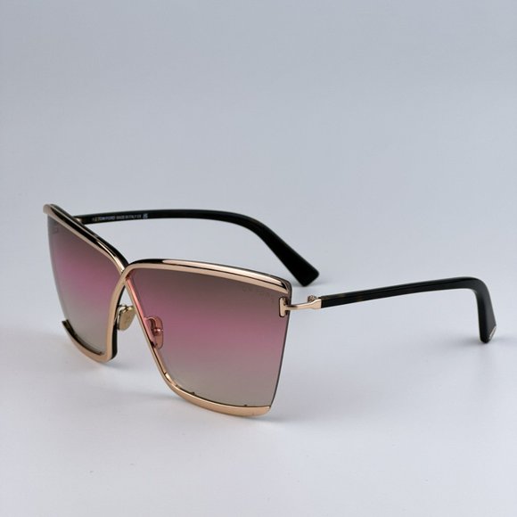 Tom Ford FT0936/S Elle-02 28F BRAND NEW Sunglasses Gold Black Gradient Women - Picture 9 of 12